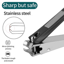Load image into Gallery viewer, Innerhouse Stainless Steel Nail Cutters Anti-Splash Fingernail Trimmer Set Sharp & Safe Pedicure Tool Manicure Clipper with File