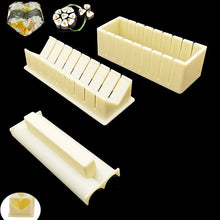 Load image into Gallery viewer, 11Pcs/Set Sushi Maker Equipment Kit,Japanese Rice Ball Cake Roll Mold Sushi Multifunctional Mould Making Sushi Tools