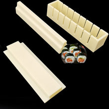 Load image into Gallery viewer, 11Pcs/Set Sushi Maker Equipment Kit,Japanese Rice Ball Cake Roll Mold Sushi Multifunctional Mould Making Sushi Tools
