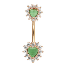 Load image into Gallery viewer, 14g Belly Button Rings 316L Stainless Steel Heart Shape Belly Piercing Sexy Navel Rings Nombril Body Jewelry