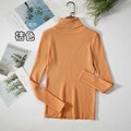 Load image into Gallery viewer, Simple Women Turtleneck Sweater Winter Fashion Pullover Elastic Knit Ladies Jumper Casual Solid Black Female Basic Tops