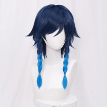 Load image into Gallery viewer, Genshin Impact Zhongli Cosplay Long Christmas Brown Orange Wig Cosplay Anime Wigs Heat Resistant Synthetic Wigs