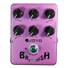 Load image into Gallery viewer, JOYO JF-16 British Sound Overdrive Guitar Effect Pedal Bluesbreaker Overdrive Pedal Plexi Roar Simulator Amplifier