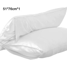 Load image into Gallery viewer, Standard Pure Satin Silk Soft Pillowcase Cover Chair Seat Bedding pillow Cover Square Pillow Cases Bed Linings Multicolor27
