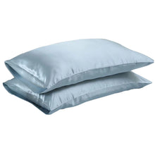 Load image into Gallery viewer, Standard Pure Satin Silk Soft Pillowcase Cover Chair Seat Bedding pillow Cover Square Pillow Cases Bed Linings Multicolor27