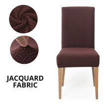 Load image into Gallery viewer, Jacquard Extensible Dining Chair Cover Spandex Slipcover Case for Chairs Kitchen Dining Room Chair Covers Elastic Stretch