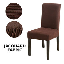Load image into Gallery viewer, Jacquard Extensible Dining Chair Cover Spandex Slipcover Case for Chairs Kitchen Dining Room Chair Covers Elastic Stretch