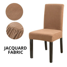 Load image into Gallery viewer, Jacquard Extensible Dining Chair Cover Spandex Slipcover Case for Chairs Kitchen Dining Room Chair Covers Elastic Stretch