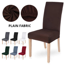 Load image into Gallery viewer, Jacquard Extensible Dining Chair Cover Spandex Slipcover Case for Chairs Kitchen Dining Room Chair Covers Elastic Stretch