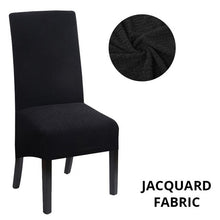Load image into Gallery viewer, Jacquard Extra Large XL Dining Chair Cover Stretch Spandex Elastic Long Back Chair Slipcover Case for Chairs Kitchen Banquet