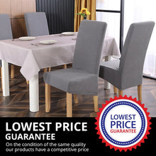 Load image into Gallery viewer, Jacquard Extra Large XL Dining Chair Cover Stretch Spandex Elastic Long Back Chair Slipcover Case for Chairs Kitchen Banquet