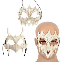 Load image into Gallery viewer, Anime Dragon God Skeleton Half Face Mask Halloween Cosplay Costume Prop X7YA