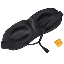 Load image into Gallery viewer, 1Pc 3D Sleep Eye Mask With Earplugs Natural Sleeping Eye Mask Eyeshade Cover Shade Eye Patch Women Men Home Travel Soft