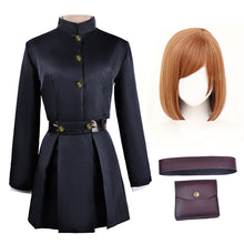 Load image into Gallery viewer, Kaisen Kugisaki Nobara Cosplay Costume Top Skirt Coat Women Uniform Waist Arms Bag Wig Full Set Halloween Costumes