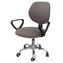 Load image into Gallery viewer, Office Chair Cover Solid Computer Chair Cover Spandex Stretch Armchair Seat Case 2 Pieces Removable and Washable