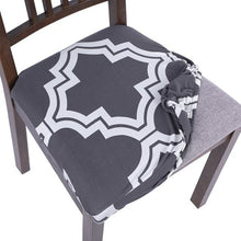 Load image into Gallery viewer, Stretch Elastic Dining Room Chair Seat Covers Universal Removable Washable Cover Protector Cushion Slipcover