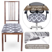 Load image into Gallery viewer, Stretch Elastic Dining Room Chair Seat Covers Universal Removable Washable Cover Protector Cushion Slipcover