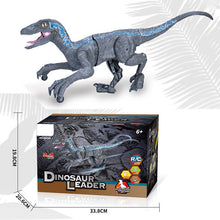 Load image into Gallery viewer, Jurassic Raptor Remote Control Dinosaur Toys 2.4G Simulation Walking RC Dinosaur Robot Lighting Sound Dino Toy Kids Xmas Gift