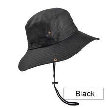 Load image into Gallery viewer, Men's Panama Bucket Hat Outdoor Sun Protection Hats For Men Fashion Summer Hat Sun visor Fisherman's Hat Anti-UV Sun Hat
