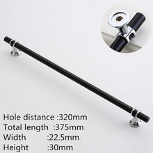 Load image into Gallery viewer, Doorknob Modern Zinc Alloy Black Gold Door Handles Kitchen Cabinet Handles Solid Drawer Knobs Fashion Furniture Handle Hardware