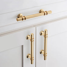 Load image into Gallery viewer, Doorknob Modern Zinc Alloy Black Gold Door Handles Kitchen Cabinet Handles Solid Drawer Knobs Fashion Furniture Handle Hardware