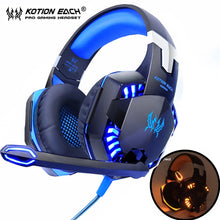 Load image into Gallery viewer, Gaming Headphones Headset Deep Bass Stereo wired gamer Earphone Microphone with backlit for PS4 phone PC Laptop