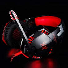 Load image into Gallery viewer, Gaming Headphones Headset Deep Bass Stereo wired gamer Earphone Microphone with backlit for PS4 phone PC Laptop