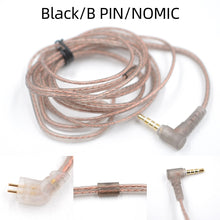 Load image into Gallery viewer, KZ ZS10 ZSN ZEX PRO In Ear Cable High-Purity Oxygen-Free Copper Twisted Upgrade Cable 2pin Cable For KZ ZEX Silver plated Cable