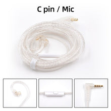 Load image into Gallery viewer, KZ ZS10 ZSN ZEX PRO In Ear Cable High-Purity Oxygen-Free Copper Twisted Upgrade Cable 2pin Cable For KZ ZEX Silver plated Cable
