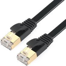 Load image into Gallery viewer, Cat 7 Shielded Ethernet RJ45 Network Cable Cat7 Flat Ethernet Patch Cables For Modem Router LAN PC 1m 2m 3m 5m 10m 20m 30m