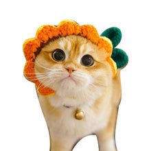 Load image into Gallery viewer, Cat Dog Puppy Animal Christmas Hat Knitted Cap Cute Cartoon Handmade Dog Cat Hat Animal Party Costume Cap Pet Decor Accessory