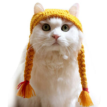 Load image into Gallery viewer, Cat Dog Puppy Animal Christmas Hat Knitted Cap Cute Cartoon Handmade Dog Cat Hat Animal Party Costume Cap Pet Decor Accessory