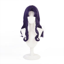 Load image into Gallery viewer, Katsuragi Misato Cosplay Wig Women Purple Long Wavy Fake Hair Katsuragi Anime Role Play Wigs