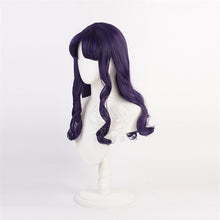 Load image into Gallery viewer, Katsuragi Misato Cosplay Wig Women Purple Long Wavy Fake Hair Katsuragi Anime Role Play Wigs