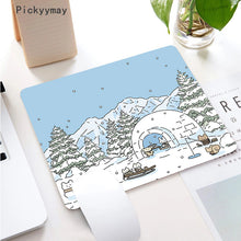 Load image into Gallery viewer, Kawaii Anime Small Mouse Pad Waterproof Desktop Cute Green Plant Mousepad Non-slip Desk Mat Gaming Accessories Cartoon Rug Gifts