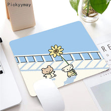 Load image into Gallery viewer, Kawaii Anime Small Mouse Pad Waterproof Desktop Cute Green Plant Mousepad Non-slip Desk Mat Gaming Accessories Cartoon Rug Gifts