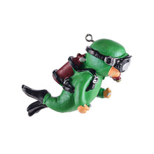 Load image into Gallery viewer, Kawaii Resin Frogman Aquarium Ornaments Interesting Floating Decoration Artificial Mini Diver Fish Tank Aquarium Accessories