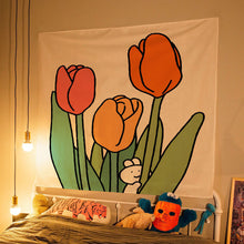 Load image into Gallery viewer, Kawaii Room Decor Tapestry Wall Hanging Bedroom Home Decoration Accessories Aesthetic Cute Girl Kids Cartoon Decoration Mural