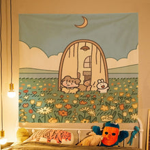 Load image into Gallery viewer, Kawaii Room Decor Tapestry Wall Hanging Bedroom Home Decoration Accessories Aesthetic Cute Girl Kids Cartoon Decoration Mural