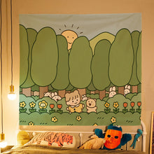 Load image into Gallery viewer, Kawaii Room Decor Tapestry Wall Hanging Bedroom Home Decoration Accessories Aesthetic Cute Girl Kids Cartoon Decoration Mural