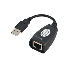 Load image into Gallery viewer, USB 2.0 Extender Adapter male and Female Up To 150ft Using CAT5/CAT5E/6 RJ45 Lan Network Ethernet Repeater Cable