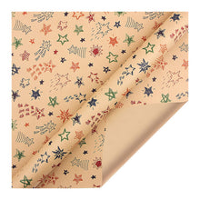 Load image into Gallery viewer, Christmas Art Craft Paper Snowflake Print Wrapping Paper New Year Xmas Party Wedding Flowers Packaging Supplies Diy Craft Paper