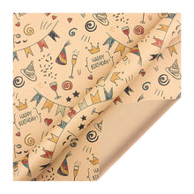 Load image into Gallery viewer, Christmas Art Craft Paper Snowflake Print Wrapping Paper New Year Xmas Party Wedding Flowers Packaging Supplies Diy Craft Paper