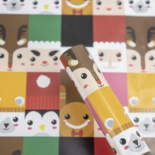 Load image into Gallery viewer, 3pcs Christmas DIY Wrapping Paper Roll Christmas kraft Paper Xmas PartY Gift Wrapping New Year Christmas Decoration 70X50cm