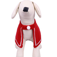 Load image into Gallery viewer, Christmas Pet Cloak Dog Hat Scarf Cat Christmas Cloak Puppy Bib Holiday Clothing Pet Supplies Pet Accessories Dogs