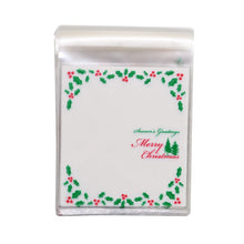 Load image into Gallery viewer, Christmas Candy Cookie Gift Bags 10cm Plastic Self-adhesive Biscuits Snack Packaging Bag Cartoon Wedding Party Decoration Favors