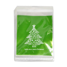 Load image into Gallery viewer, Christmas Candy Cookie Gift Bags 10cm Plastic Self-adhesive Biscuits Snack Packaging Bag Cartoon Wedding Party Decoration Favors