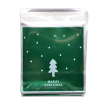 Load image into Gallery viewer, Christmas Candy Cookie Gift Bags 10cm Plastic Self-adhesive Biscuits Snack Packaging Bag Cartoon Wedding Party Decoration Favors
