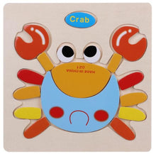 Load image into Gallery viewer, Kids 3D Puzzles Jigsaw Wooden Toys For Children Cartoon Animal Traffic Puzzles Intelligence Children Early Educational Toys
