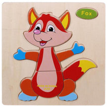 Load image into Gallery viewer, Kids 3D Puzzles Jigsaw Wooden Toys For Children Cartoon Animal Traffic Puzzles Intelligence Children Early Educational Toys